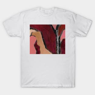 Artwork Oil Painting 2c27 Winery Daylily Pink T-Shirt